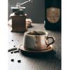 DYPASA Coffee Cup Vintage Handmade Stoneware Coffee Cup Net Red Hand-made Coffee Cup and Saucer Set Japanese Ceramic Latte Art Cappuccino Barista Cup Tea Cup view 4