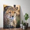 Cheetah Leopard Panthers Fierce Canvas Poster Bedroom Decor Sports Landscape Office Room Decor Gift,Canvas Poster Wall Art Decor Print Picture Paintings for Living Room Bedroom Decoration 16x24inchs(4 view 2