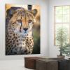 Cheetah Leopard Panthers Fierce Canvas Poster Bedroom Decor Sports Landscape Office Room Decor Gift,Canvas Poster Wall Art Decor Print Picture Paintings for Living Room Bedroom Decoration 16x24inchs(4 view 4