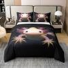 100% Organic Cotton Axolotl Bedding Set Twin Size Cute Axolotl Duvet Cover 3D Axolotls Comforter Cover Bedroom Decor Sea Wildlife Animals Reptile Quilt Cover for Kids Boys Teens Men Adult view 1