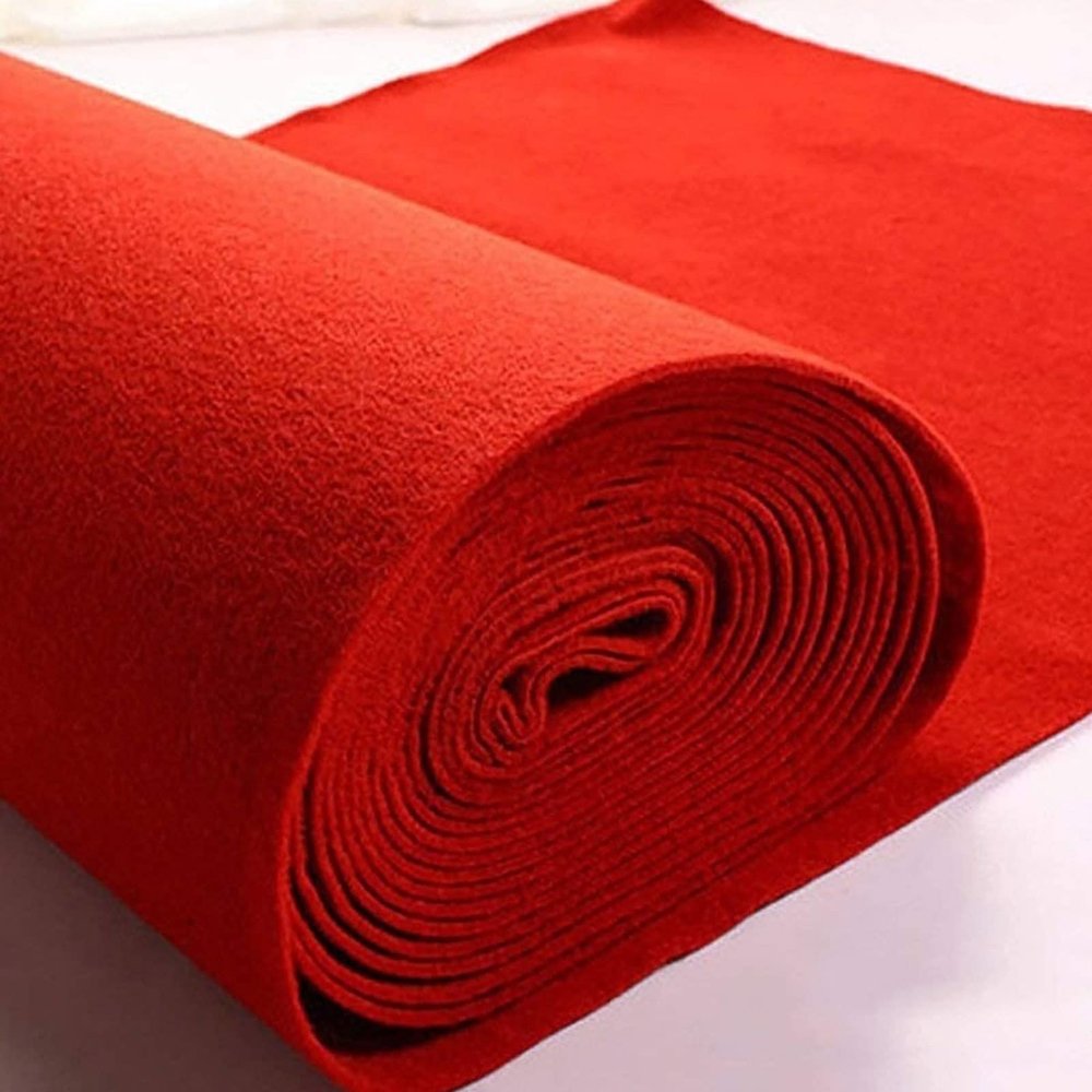 Red Wedding Carpet Bridal Wear-Resistant Aisle Runner Rug 2mm Thickness Walkway Mat for Church Party Christmas Outdoor Decoration Reception Rug, Cuttable (Size : 1.2x10m)