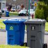 Avery Recycle and Trash Stickers, Green and Black Signs for Bins, Containers, Garbage Cans, Walls, Waterproof, UV Resistant, Preprinted, 4" x 4", 8 Total view 4