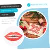 OFFSCH 100 Pcs Lollipop Paper Cards with Lip Design Decorative Candy Sticks for Parties Birthdays and Celebrations for Cake Sticks and Wrappers view 2