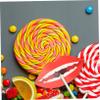 OFFSCH 100 Pcs Lollipop Paper Cards with Lip Design Decorative Candy Sticks for Parties Birthdays and Celebrations for Cake Sticks and Wrappers view 4