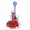 Barcelona Spain 3D Guitar Flamenco Dancer Fridge Magnet Souvenir Gift,Wood Handmade Barcelona Refrigerator Magnet Home & Kitchen Decoration Collection view 1