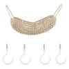 Unomor Fruit Hammock Hanging Fruit Basket Reusable Crochet Produce Shopping Bags Banana Hammock with Hooks Reusable Crochet Produce Shopping Bags for Keeps Fruit and Vegetable Fresh view 1