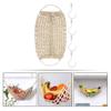 Unomor Fruit Hammock Hanging Fruit Basket Reusable Crochet Produce Shopping Bags Banana Hammock with Hooks Reusable Crochet Produce Shopping Bags for Keeps Fruit and Vegetable Fresh view 3