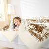 Manfei Western Cowboys Kids Comforter Set Full Size,Cactus Desert Plants Retro Bedding Set,Boys Girls Adults Room Decor,Western Texas Tribal Down Comforter,Rustic Farmhouse Duvet Insert,2 Pillowcases view 3
