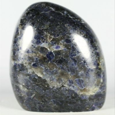 NOVAGEM Orbicular Blue Azurite in K2 Jasper Granite Standup Display Stone - Madagascar K1237