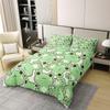 100% Cotton Frog Duvet Cover Twin, Cartoon Frog Bedding Set For Kids Boys Girls Teens, Kawaii Green Wild Animals Comforter Cover, Cute Wildlife Farmhouse Rustic Funny Room Decor Quilt Cover view 2