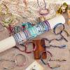 Henoyso 24 Pcs Woven Friendship Bracelets Bulk Adjustable Braided String Nepal Boho Thread End of Year Gift Bracelets with Sliding Knot Closure for Women Girl Birthday Party Camp Favor (Stylish Style) view 4
