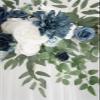 Artificial Eucalyptus Garlands for Wedding Tables, White Rose Wedding Arch Flowers, Wedding Garland for French Wedding Ceremony Flowers Arch Decor view 3