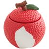 Luxshiny Ceramic Tea Storage Jar with Lid Airtight Organizing Container for Dried Food Cute Design for Tea Candy and Grain Portable view 1