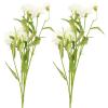 GANAZONO 2pcs Artificial Carnation Flowers Realistic Faux Silk Decoration for Home Office and Event Decor Beautifully Vivid Design No Maintenance Needed view 1