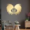 Angel Wings Metal Wall Art, Custom Name Sign, Modern Home Decoration for Living Room, Bedroom, Office with Personalized Metal Signs (Angel Wings 02) view 1