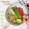 SODAY 12 Pcs Pots and Pans Set Non Stick, Cookware Sets White Granite Induction Cookware, Non-toxic Healthy Nonstick Kitchen Cooking Set with Frying Pan Set, Saucepans (PFAS/PFOA/PFOS Free) view 4