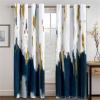 XIANGPEIFBH Design Abstract Art Geometric Gradient Modern Window Curtain for Living Room Lounge Shading Decor Shading Window Curtain 26(W) x(H) 62in/66x158cmx2pcs view 1