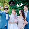52PCS Wedding Photo Booth Props with Stick Bridal Shower Photo Booth Props Funny Photo Props, Wedding Party Supplies for Bride Groom, Bachelorette Party Decorations for Men Women Selfie Props view 2