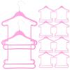 10 Pcs Children's Suit Hanger Kids Hangers Kids Clothes Plastic Hangers Plastic Baby Clothes Toddler Toddler Clothes Baby for Closet Infant view 2
