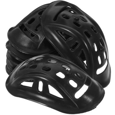Uonlytech 10pcs Safety Hat Chin Pads Ergonomic Chin Strap Cups for Hard Hats Comfortable Breathable Design Material for Construction Safety Use