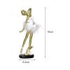 IEUDNS Ballerina Statue, Ballet Dancer Sculpture, Table Centerpieces Collection Resin Ballet Girl Figurine for Home Bedroom Living Room Decoration or Valentine's Day Gifts, Style A view 4