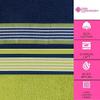 CASA COPENHAGEN He&She Towels, 550GSM Hotel & Spa Decorative Kitchen & Bathroom Egyptian Cotton 72Pieces Towel Set, Includes 24Bath Towels 24Hand Towels 24Washcloths- California Blue & Green view 2