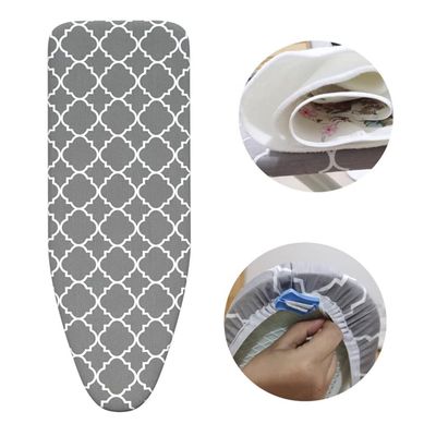 Extra Thick Ironing Board Cover And Pad Resist Scorching And Staining Iron Board Cover Replacement Ironing Board Cover 36x12in 39x13in 43x13in Easy Fit ( Color : Grids , Size : 100x34cm(39x13in) )