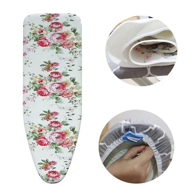 Extra Thick Ironing Board Cover And Pad Resist Scorching And Staining Iron Board Cover Replacement Ironing Board Cover 36x12in 39x13in 43x13in Easy Fit ( Color : Peonies , Size : 90x30cm(36x12in) )