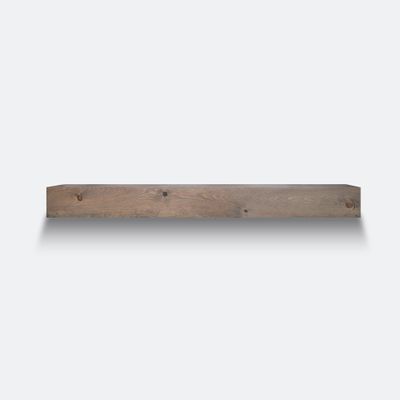Urbandi Modern Fireplace Mantel, Contemporary, Floating Mantle, Shelf, Hand Crafted, (Grey, 60Lx6Hx8D)