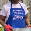 ThisWear Inspirational Gift For Nana Nana's Endless Love Two Pocket Adjustable Bib Apron Royal view 3