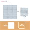 Play Platoon Non-Toxic Large Kids Play Mats for Floor, 9 Tile 72 x 72 inch - Extra-Thick Foam Tiles, 24 x 24 inch Puzzle Mat Pieces, Neutral Playmat Rug for Toddler & Childrens Playroom - Acadia Print view 2