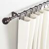 40 Pack Metal Curtain Rings with Clips, 38mm Metal Curtain Rings with Clips Decorative Drapery Clip Rings view 4
