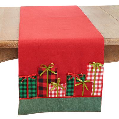Festive and Fun Christmas Gifts Table Runner