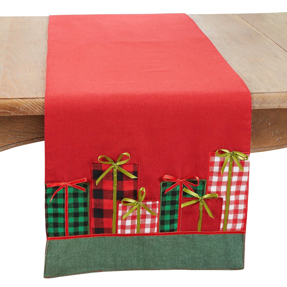 Festive and Fun Christmas Gifts Table Runner