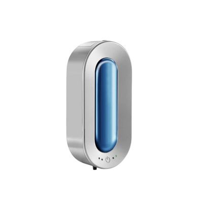 Wall Mounted Soap Dispenser Automatic Sensing Scrubber Plastic Refillable Liquid Dispenser Kitchen 700ml/24.6oz (Silver)