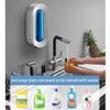 Wall Mounted Soap Dispenser Automatic Sensing Scrubber Plastic Refillable Liquid Dispenser Kitchen 700ml/24.6oz (Silver) view 3