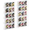 upsimples 10 Pack Acrylic Shelves Wall Organizer and Storage, 15" Display Shelf for Figure, Toy Cars, Perfume, Kids Bookshelf for Bedroom, Nursery, Craft Room, Clear view 1