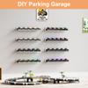 upsimples 10 Pack Acrylic Shelves Wall Organizer and Storage, 15" Display Shelf for Figure, Toy Cars, Perfume, Kids Bookshelf for Bedroom, Nursery, Craft Room, Clear view 2