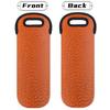 Basketball Texture Wine Carrier Tote Bag 750ML Insulated Neoprene Wine Bag Tote Holder Covers Beer Champagne Bottle Protective Travel Or Gift Bag view 4