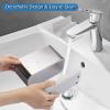 LAFARA Toothbrush Holders for Bathroom Organizer Countertop, Detachable Anti-Slip Large Electric Toothbrush Holders, Brushed Nickel Toothbrush and Toothpaste Storage Caddy Drainage for Family, Kids view 3
