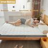 LZTENRETO Firm Coconut Palm Mattress Organic Coconut Coir Mattress Firm Mattress Topper Firm Mattress for Back Pain Floor Mattress Pad (White-D,Queen 9cm) view 2