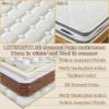 LZTENRETO Firm Coconut Palm Mattress Organic Coconut Coir Mattress Firm Mattress Topper Firm Mattress for Back Pain Floor Mattress Pad (White-D,Queen 9cm) view 3