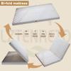 LZTENRETO Firm Coconut Palm Mattress Organic Coconut Coir Mattress Firm Mattress Topper Firm Mattress for Back Pain Floor Mattress Pad (White1-B,90x190x9cm(36"x75"x3.5")) view 2