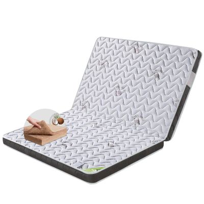 LZTENRETO Firm Coconut Palm Mattress Organic Coconut Coir Mattress Firm Mattress Topper Firm Mattress for Back Pain Floor Mattress Pad (White2-B,80x190x6cm(32"x75"x2.4"))