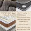 LZTENRETO Firm Coconut Palm Mattress Organic Coconut Coir Mattress Firm Mattress Topper Firm Mattress for Back Pain Floor Mattress Pad (Black,80x200x6cm(32"x80"x2.4")) view 3