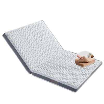 LZTENRETO Firm Coconut Palm Mattress Organic Coconut Coir Mattress Firm Mattress Topper Firm Mattress for Back Pain Floor Mattress Pad (White-A,California King 6cm)