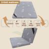 LZTENRETO Firm Coconut Palm Mattress Organic Coconut Coir Mattress Firm Mattress Topper Firm Mattress for Back Pain Floor Mattress Pad (White-B,Queen 9cm) view 2