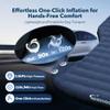 Aerogogo 5.5" Thick Tesla Model Y Mattress Self Inflating Camping Mattress with Built-in Pillow, One Click to Inflate/Deflate, Backpack Size, IP68, 2 Person, Tesla Model Y Accessories 2024-2021 view 3