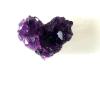 FIDEMM Natural Crystal Rough 1pcs Natural Heart-Shaped Amethyst Cluster Quartz Crystal Healing Specimen view 2