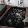 Custom Owl Area Rugs - Owl Rugs for Bedroom - Owl Bathroom Rugs, Unique Owl Rug, Owl Kitchen Rug Owl Carpet for Living Room Decor, Water Absorbent Owl Printed Carpets, Owl Area Rugs for Owl Lovers view 1
